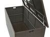 PE Rattan Storage Box 155 x 75 cm Brown MODENA_776491