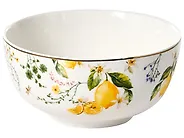 Zastawa stołowa 20-częściowa LEMONGRASS Porcelana Biały/zielony_1191903