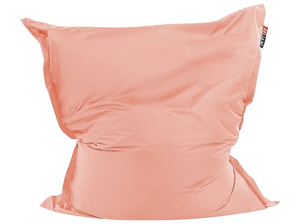 Large Bean Bag Peach Pink FUZZY Beliani.pl