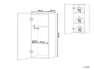 Armario de pared para baño BILBAO 40 cm Blanco_774291