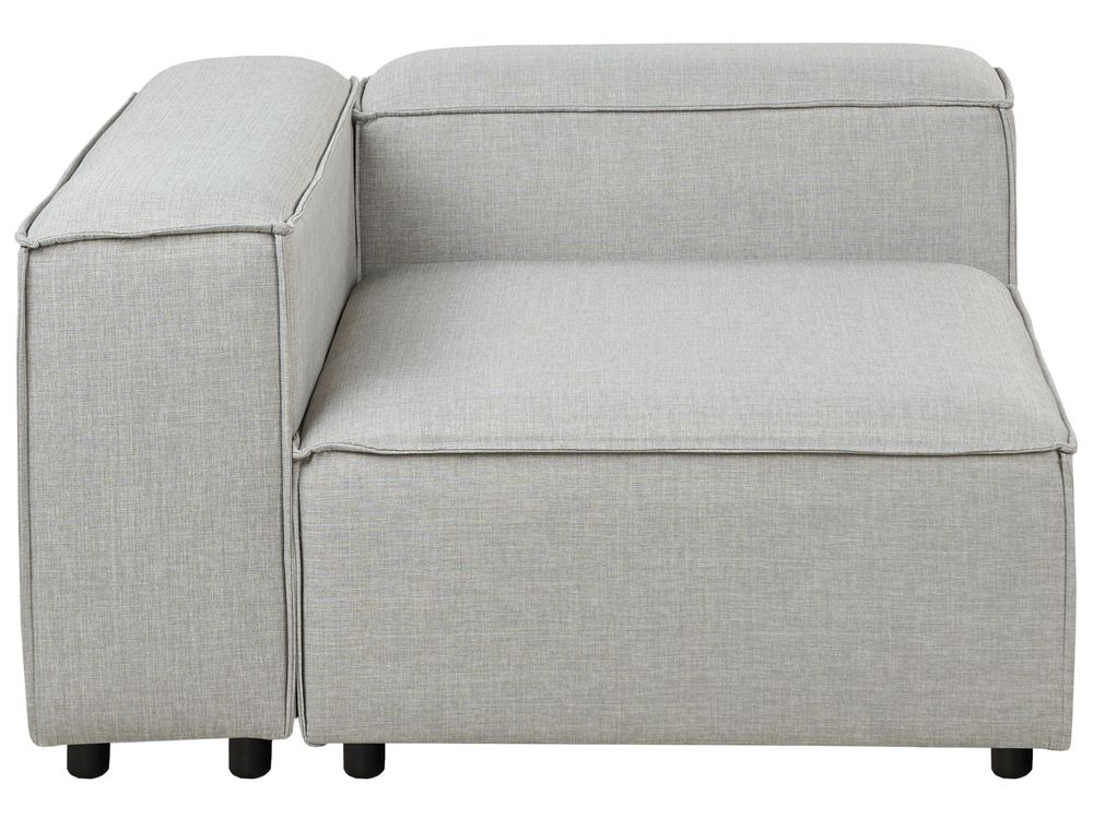 Module d'angle ARDAL Tissu Gris clair Côté droit