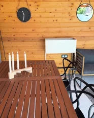 Vaso per piante rialzato TAPIEN 70 cm Metallo Beige_1171327
