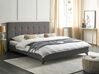Čalouněná postel 180 x 200 cm šedá AMBASSADOR_914102