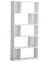 Bokhylla med 5 hyllor ORILLA 174 cm Vit