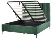 Bedroom Set SEZANNE Velvet Dark Green 160 x 200 cm (EU King Size)_892538