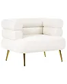 Armchair BOVIK Fabric Off-White