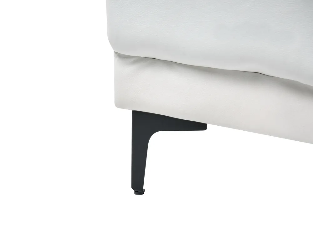 Chaise Longue ABERDEEN Faux Leather White_1038799