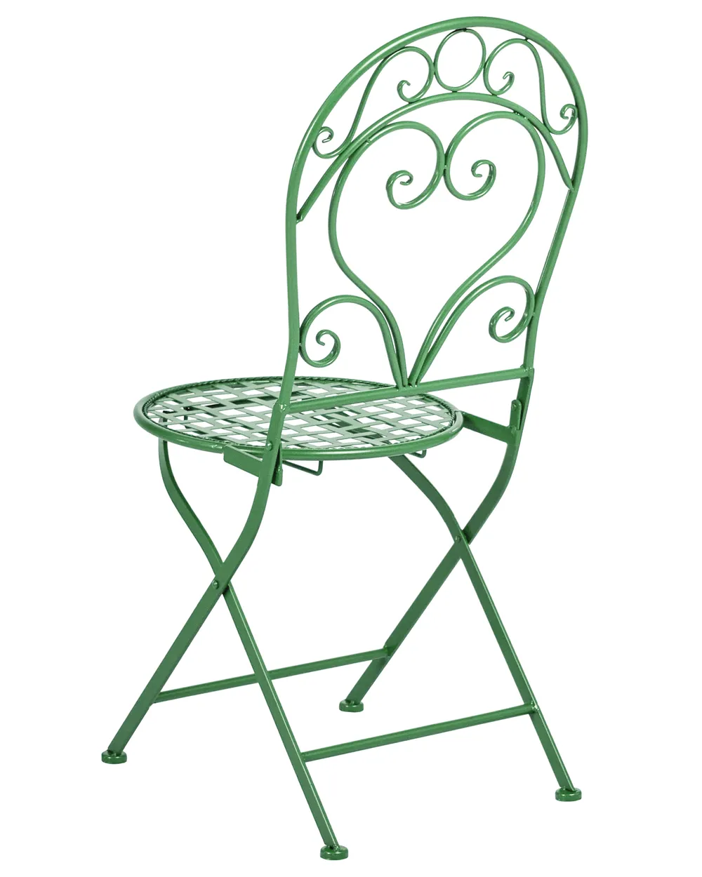 Set of 2 Garden Chairs ALBINIA Metal Green_1016169