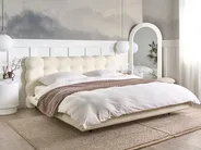 Bed Boucle SOULISSE 180 x 200 cm (EU Super King) Off-White_999085
