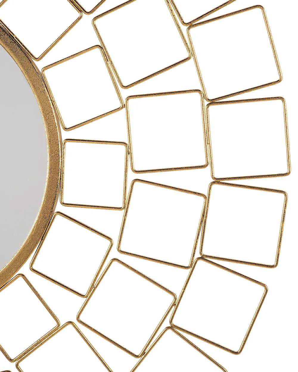 Wall Mirror LABRIT 90 cm 90 cm Metal Gold_704607