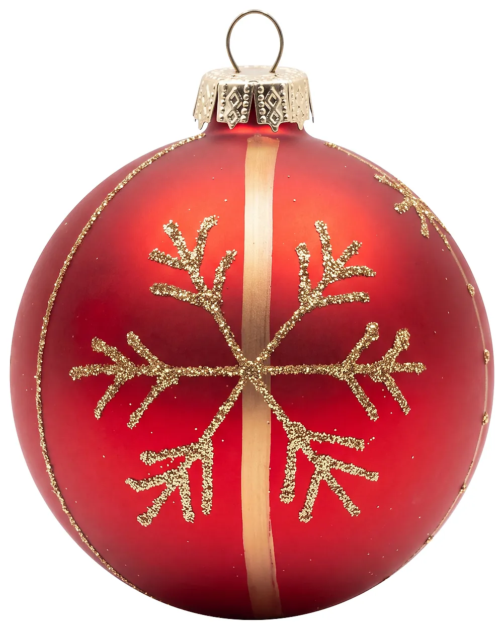 Set of 40 Baubles WINTERGLOW Glass Red_1192084
