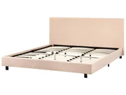 Bed Boucle ALBI 180 x 200 cm (EU Super King) Beige_964346