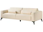 Sofa 3 Seater ANGE Boucle Off-White_941393