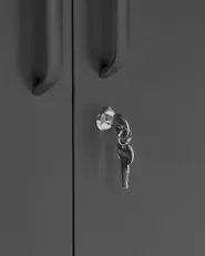Szafa ogrodowa DORGALI 92 cm 188 cm Metal Grafitowy_1131581