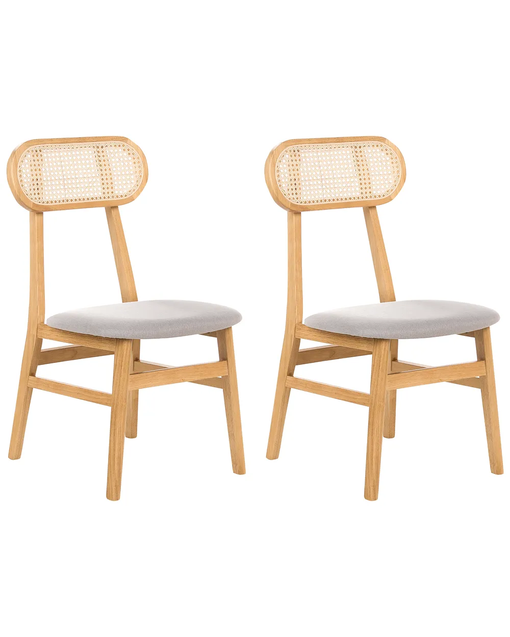 SET 2 SEDIE DA PRANZO STILE BOHO CHIC CON SCHIENALE BASSO E RIVESTIMENTO IN RATTAN PE. GIALLO SET 2 SEDIE DA PRANZO STILE BOHO CHIC CON SCHIENALE BASSO E RIVESTIMENTO IN RATTAN PE. GIALLO