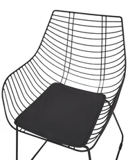 Set di 2 sedie da pranzo ANNAPOLIS Metallo Nero_907703