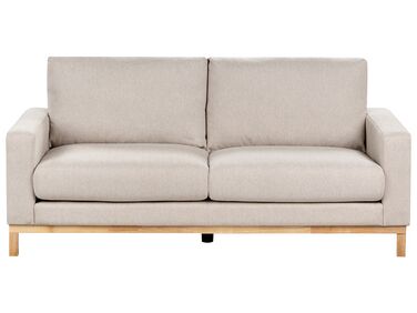 2-Sitzer Sofa beige / hellbraun SIGGARD