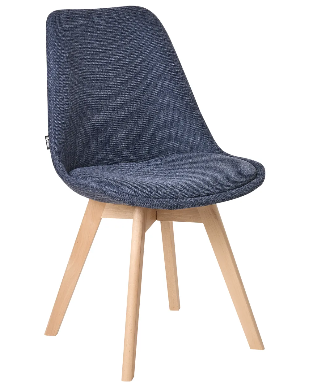 Set of 2 Dining Chairs DAKOTA II Dark Blue_1006826