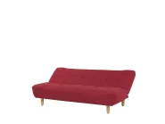Sofa Bed 3 Seater ALSTEN Fabric Red_799348