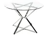 Matbord BOSCO Silver 105 cm 105 cm Härdat glas