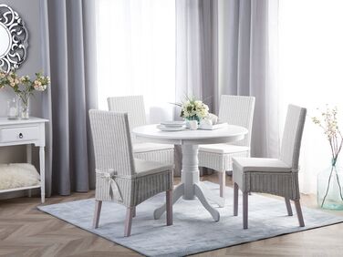 Round Dining Table ⌀ 100 cm White AKRON