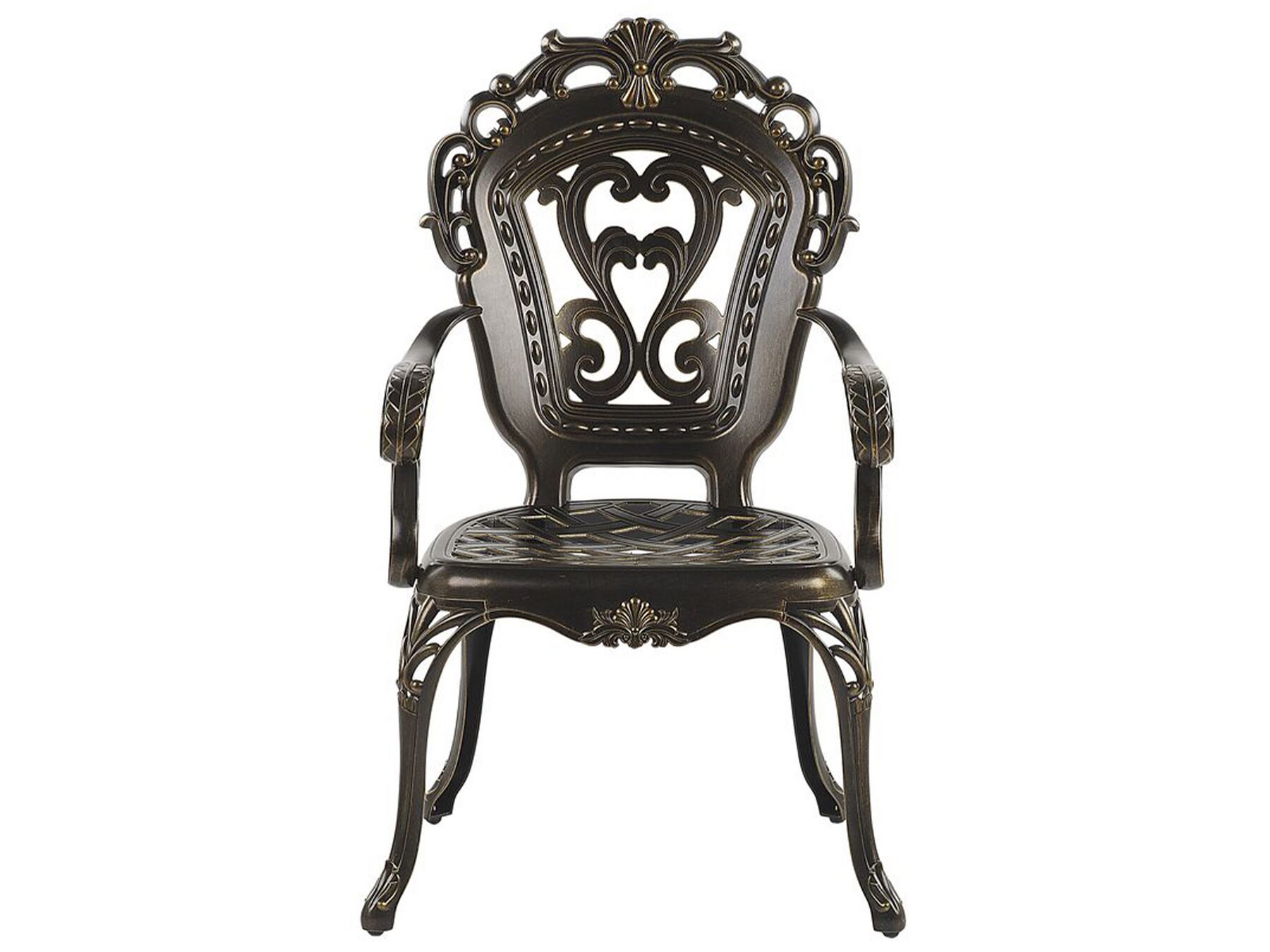 Zestaw ogrodowy stół i 4 krzesła brązowy SAPRI_765813