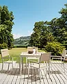 Conjunto de 4 sillas de jardín PRATO Beige