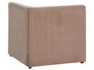 Modular Corner Sofa 4 Seater LEMVIG Corduroy Dark Beige Right Hand_1053384
