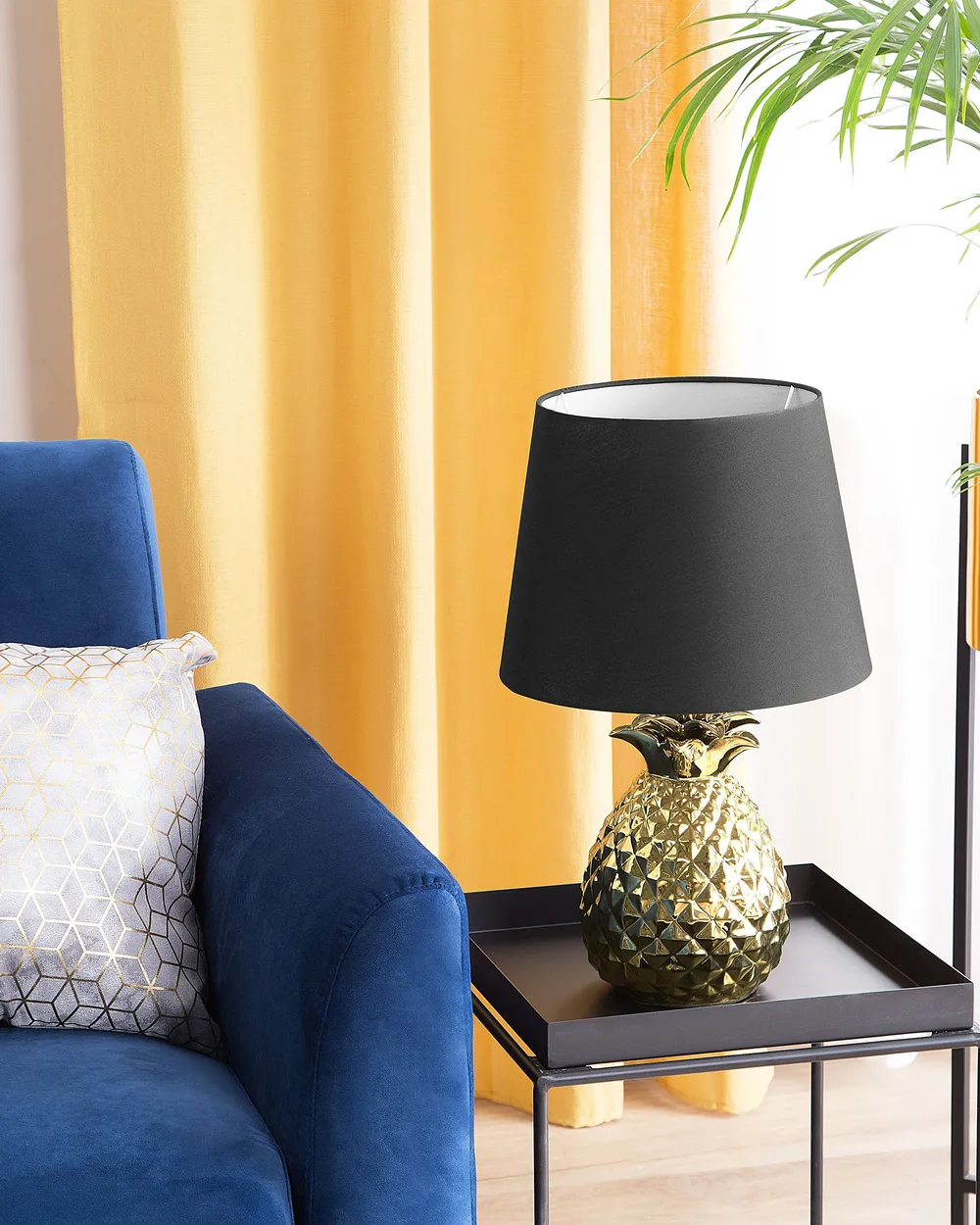 Table Lamp PINEAPPLE Ceramic Gold_875967