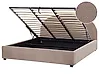 Ottoman Bed VAUCLUSE Boucle Taupe 180 x 200 cm (EU Super King)