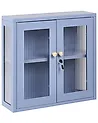 Wall Cabinet HARLYN 60 cm Metal Blue