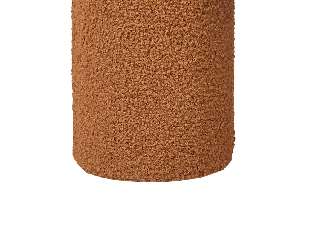 Stołek CANBY Boucle Pomarańczowy_1067003
