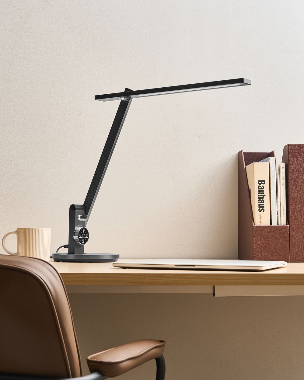 Lampe de bureau LED CETUS Avec variateur Gris