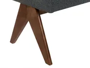 Komplet wypoczynkowy TAMRE Boucle Czarny/ ciemny brąz_985421