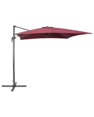 Parasol ogrodowy na wysięgniku 250 cm MONZA Burgundowy_699835