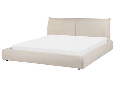 Čalouněná postel 180 x 200 cm béžová VINAY