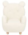 Teddy Kids Armchair Bear White MELBU_886811