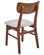Set di 2 sedie da pranzo ANOKA Legno Marrone/Grigio_945281