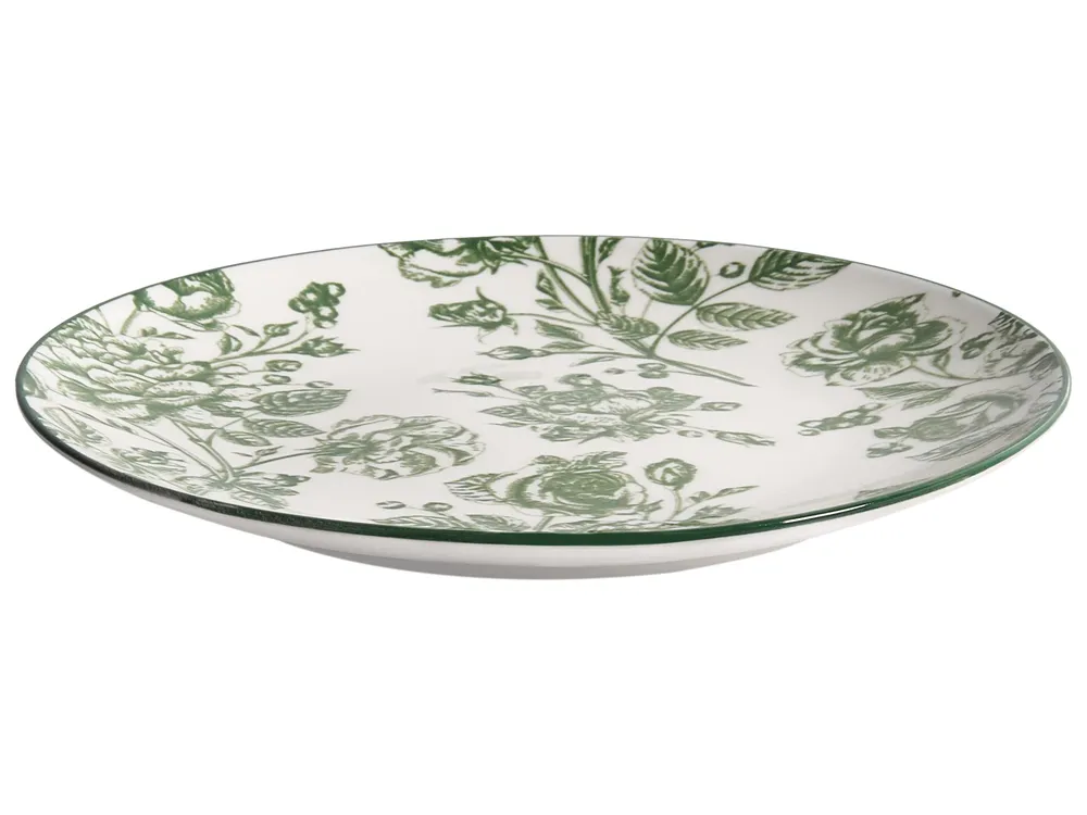 Set of 12 Dinnerware BASIL Porcelain Green_1061895