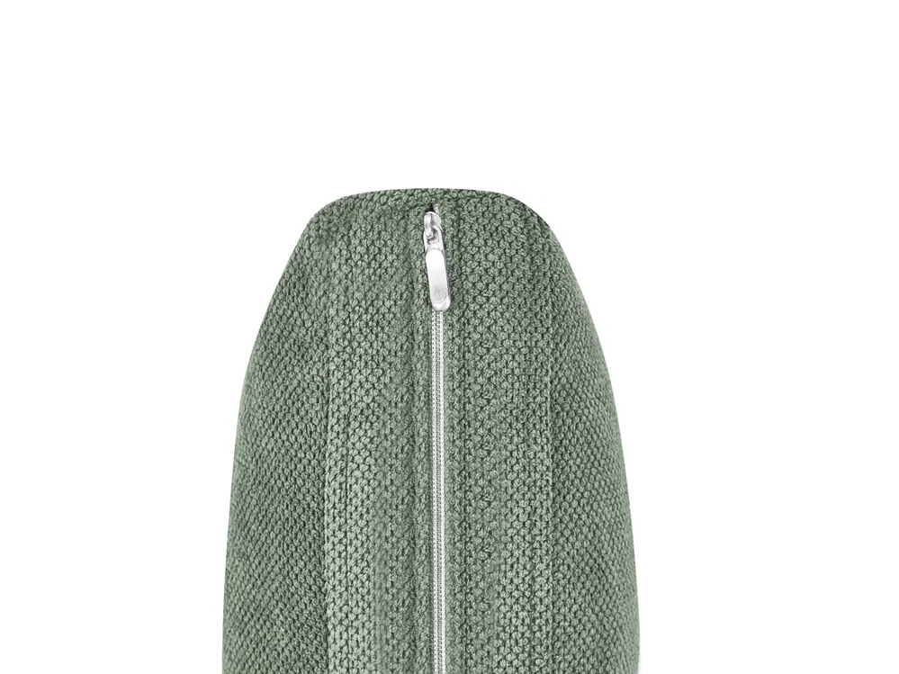 Sofa Bed 2 Seater JERSLEV Fabric Light Green_1011985