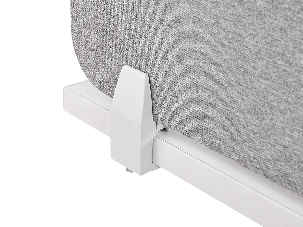 Desk Screen WALLY 180 x 40 cm Light Grey_800765