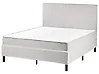 Divan Bed Fabric COUNTESS 140 x 200 cm (EU Double) Light Grey