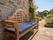 Bench Seat Pad Cushion MARLBORO 151 x 46 cm Blue_1133238