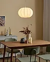 Pendant Lamp OKER Fabric White