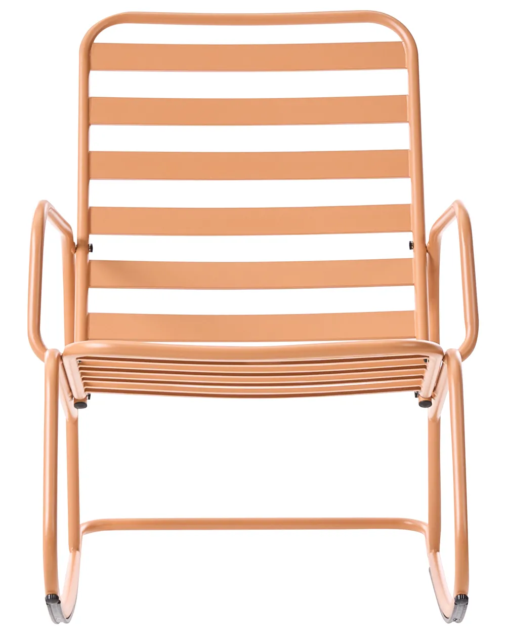 Garden Rocking Chair TURI Metal Golden Brown_1020862