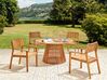 Acacia Garden Dining Table ⌀ 120 cm Light Wood AGELLO_923409