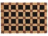 Doormat VILLASIS Beige/ Black 40 x 60 cm Coir