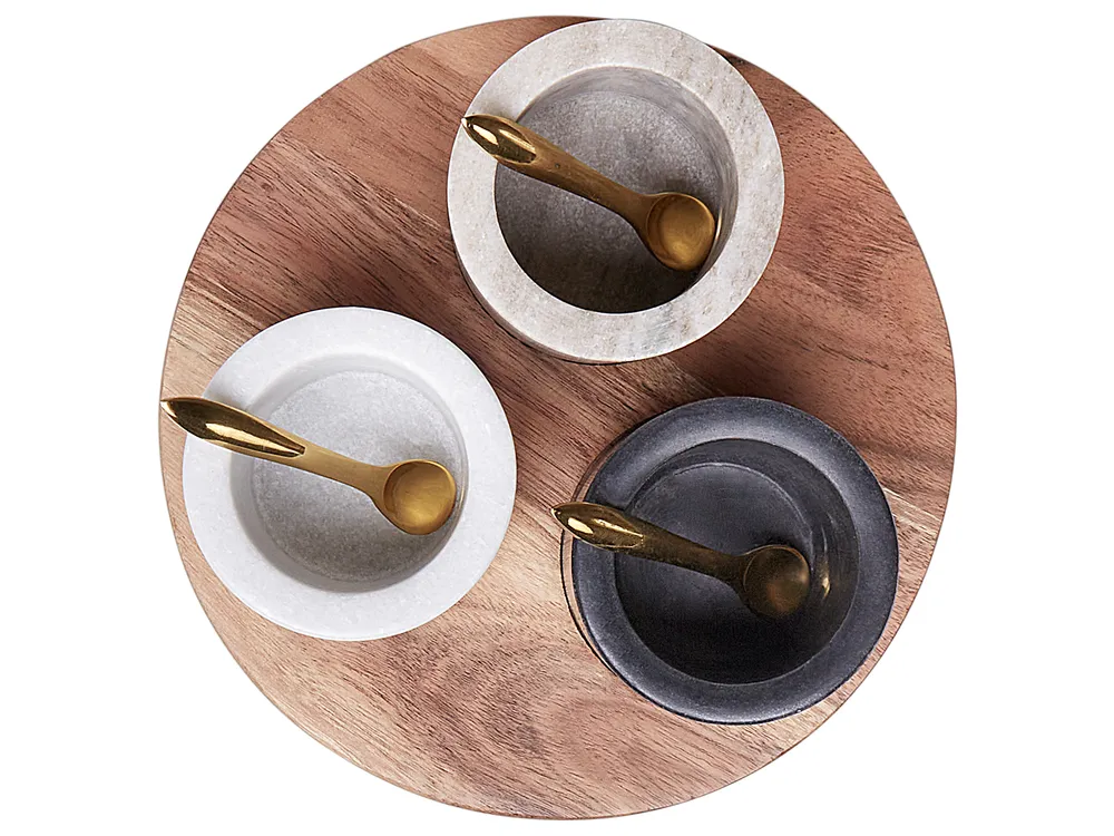 Set aperitivo - Con ciotole, forchettine e vassoio