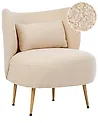 Armchair OTSBY II with Cushion Boucle Beige
