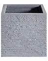 Plant Pot PAROS 30 cm Light Grey